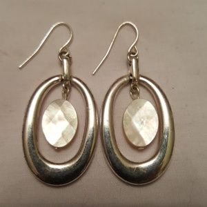Pearlescent Drop earrings.
